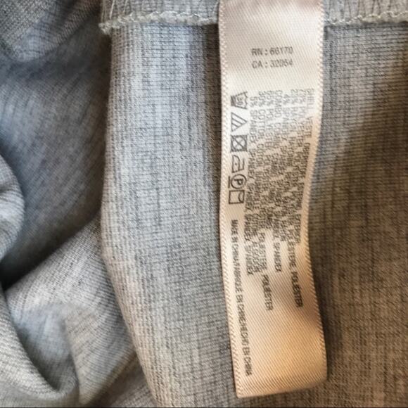 Anthropologie Pure + Good Gray‎ Jacquard-Trimmed Leggings Small Workout Gym - Picture 5 of 6